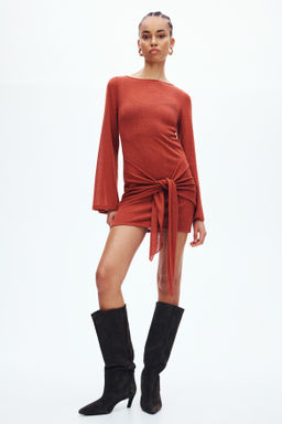 Vestido con lazada - H&m фото 7