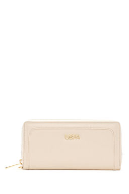 Женский кремовый кошелек