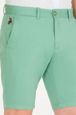 Мужские темно-зеленые тканые шорты - U.s. polo assn фото 5