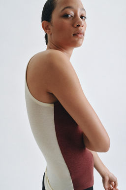 CAMISETA MANGA SISA / blanco-naranja - Zara фото 4