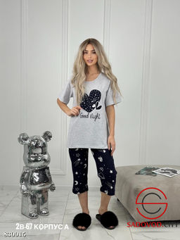 Пижама женская с рисунком