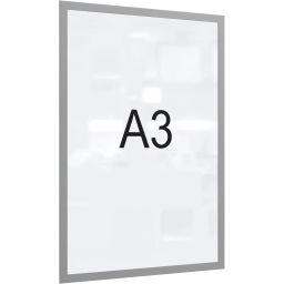 Рамка магнитная настенная Attache А3 ПЭТ, серая, 5шт/уп  фото 2