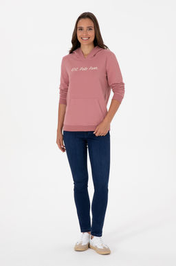 Худи U.S. Polo Assn розовый из хлопка