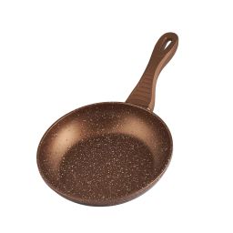 1779 WERNER Сковорода FIRENZE 20х4,5см с индукционным дном, с двуслойным мраморным антипригарным покрытием Pfluon Marble. Материал: кованый алюминий. Толщина: 2,5мм  фото 2