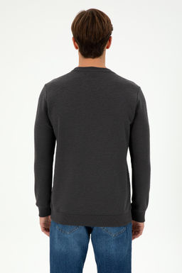 Мужской свитшот антрацитового цвета Неожиданная скидка в корзине - U.s. polo assn фото 5