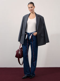 Джинсы straight со средней посадкой / Zarina