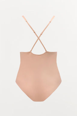 POLYAMIDE BODYSUIT WITH CROSS-BACK STRAPS - Zara фото 15