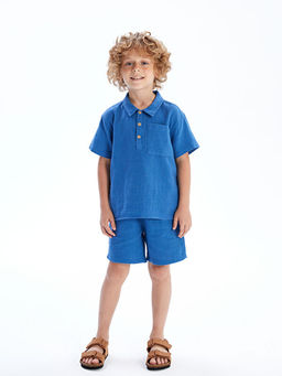 K?sa Kollu Cepli Erkek ?ocuk G?mlek