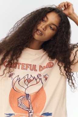 Camiseta oversize con motivo estampado - H&m фото 12