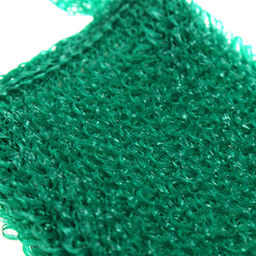 Мочалка банная "Банька" 32х15см, длинный ворс, полипропиленовая нить, цвета микс (Россия)