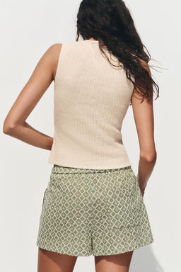 KNIT WAISTCOAT TOP - Zara фото 5