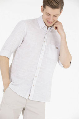 U. S. Polo Assn Мужская рубашка с длинным рукавом Stone - U.s. polo assn фото 10