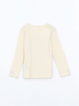 Bisiklet Yaka K?z ?ocuk Ti??rt - Waikiki фото 3