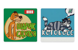 ФРЕЯ CMF-PNBM-008 Набор для раскрашивания по номерам (на магните) 9 х 9 см Котобосс и Шарик