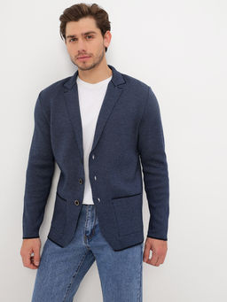 Кардиган мужской GREG G136-KF-жаккард (деним590/345)  фото 2