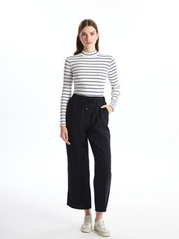 Beli Lastikli Loose Fit Kad?n Pantolon
