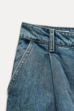 TRF DARTED HIGH-WAIST JEANS - Zara фото 8