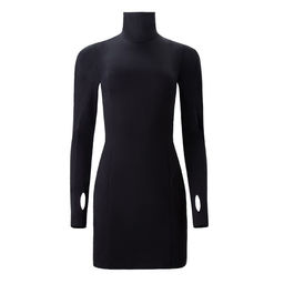 Платье - футляр женское короткое MINAKU: PartyDress, чёрное, размер 44