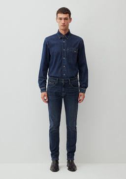 Jake Mavi Black Soluk Gece Mavisi Jean Pantolon  фото 2