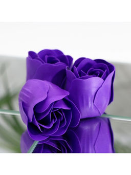 Мыльные розочки, фиолетовые, набор 9 шт. - SB BEAUTY фото 7