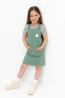 Crockid _ КР 5712/весенний зеленый к531 сарафан для дев