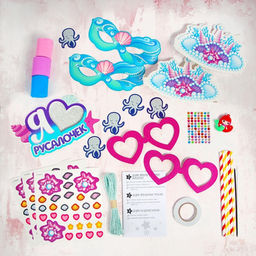 Набор для творчества Моя вечеринка. Мы русалочки, в пакете - Школа талантов фото 4