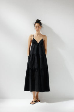 PANELLED MIDI DRESS - Zara фото 14