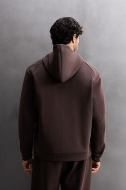 TECHNICAL ZIP-UP HOODIE - Zara фото 3