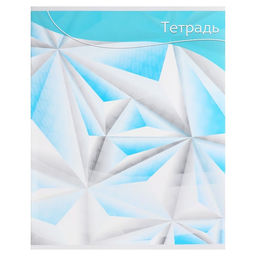 Комплект тетрадей из 5 штук, 48 листов в линию Calligrata "Графика-2", обложка мелованный картон, блок №2, белизна 75% (серые листы)