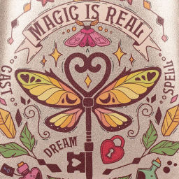 Ранец Комус Basic Magic is real , золотой, 2 отд, эргоном спинка