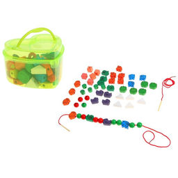 Шнуровка «Учимся считать», 50 элементов, МИКС