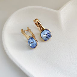 Серьги с кристаллами Swarovski