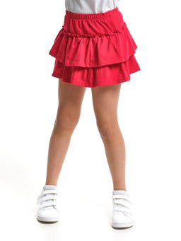Юбка для девочки UD 3763 красный - Mini maxi фото 10