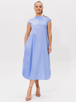 Платье Galean Style 979 голубой