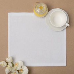 Цена за 10 шт. Полотенце Ocean 30х30 см (фас 10шт) белый, хлопок 100%, 360 г/м2