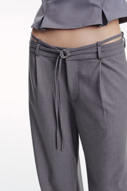 Pantal?n sastre con cintur?n - H&m фото 7