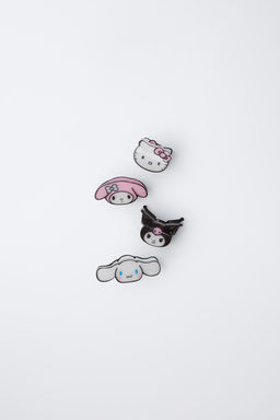 HELLO KITTY AND FRIENDS SANRIO FOUR-PACK OF HAIR CLIPS