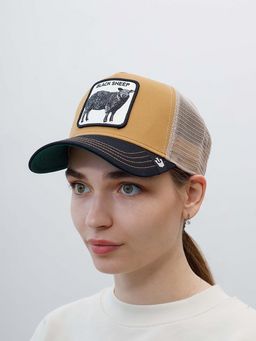 Бейсболка GOORIN BROTHERS арт. 101-0380 (бежевый / черный) фото 4