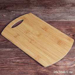 Доска разделочная 26х16х0,5 см / BBD18 /уп 120/