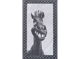 Полотенце махровое 6с103.412ж1 Конь-царь(графит5) 50х90см
