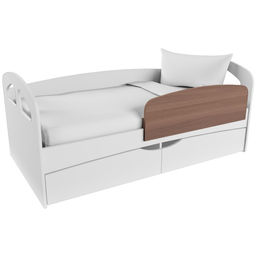 Бортик для кровати съемный Твист-1, 900х50х300, Ясень шимо темный - Simaland фото 2