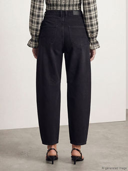 Baggy Fit Kad?n Jean Pantolon