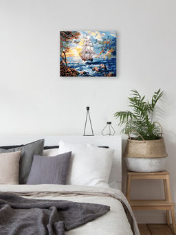 ФРЕЯ PNB/PL-365 Набор для раскрашивания по номерам 50 х 40 см В дальнем плавании