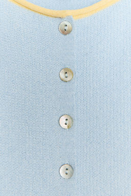 KNIT TOP WITH CONTRAST TRIMS - Zara фото 12