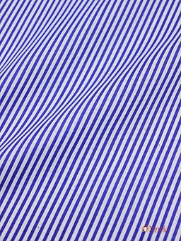 Бязь Темно-синяя полоска, СОРТ2, ш.1.5м, хлопок-100%, 120гр/м.кв