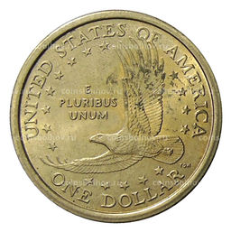 Монета 1 доллар 2000 года P США Сакагавея  Парящий Орел