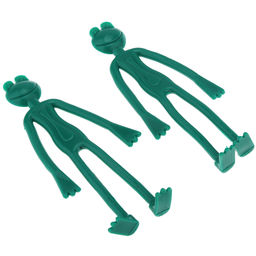 Хомут садовый, для подвязки растений Лягушка 13,3см, 2 штуки, металл/ПВХ, на картоне (Китай) - Домашняя мода фото 4