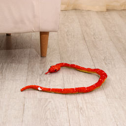 Мягкая игрушка Змея, 80 см, цвет терракотовый - Simaland фото 6