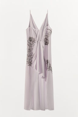 CREPE DRESS WITH BEADS AND EMBROIDERY - Zara фото 5