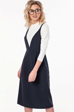 Сарафан офисный миди под блузку - Fly фото 17